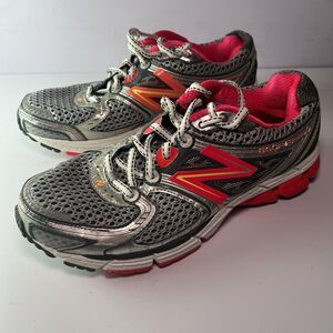 New Balance 860 V3 Stability Gray Pink Running Shoes W860SP3 Women Size 9.5B